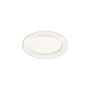 Hermia Platin Yaldız Fulya 53 YTKM Juego de Cena de Porcelana Blanco y Plata